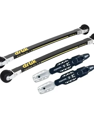 Tovární Cena Drlik Classic Carbon + Rottefella Rollerski kolečkové lyže 44-46